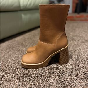 Steve Madden Brown Heeled y2k/90s inspired Boots